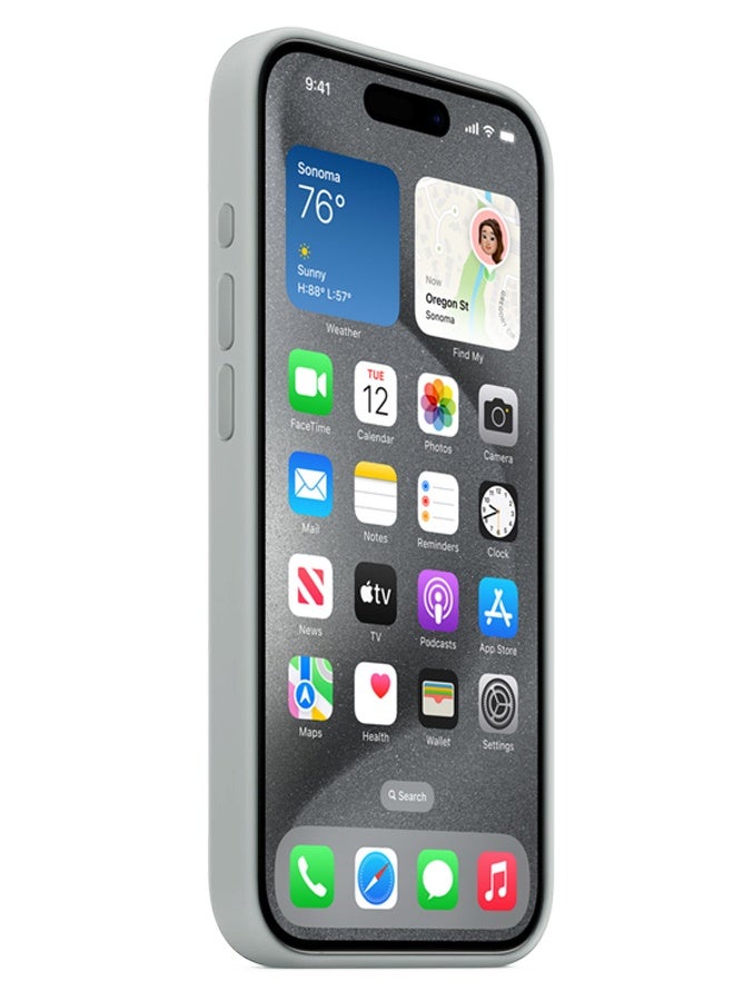 ميدا جراب سيليكون لموبايل ايفون 16 برو ماكس- 6.9 انش حماية كامل الجسم بملمس ناعم حريري غطاء مضاد للصدمات - Image 3